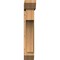 Ekena Millwork Westlake Slat Smooth Bracket w/ Offset Brace, Western Red Cedar, 7 1/2"W x 30"D x 42"H BKT0806X30X42WTL06SWR - alternate 3